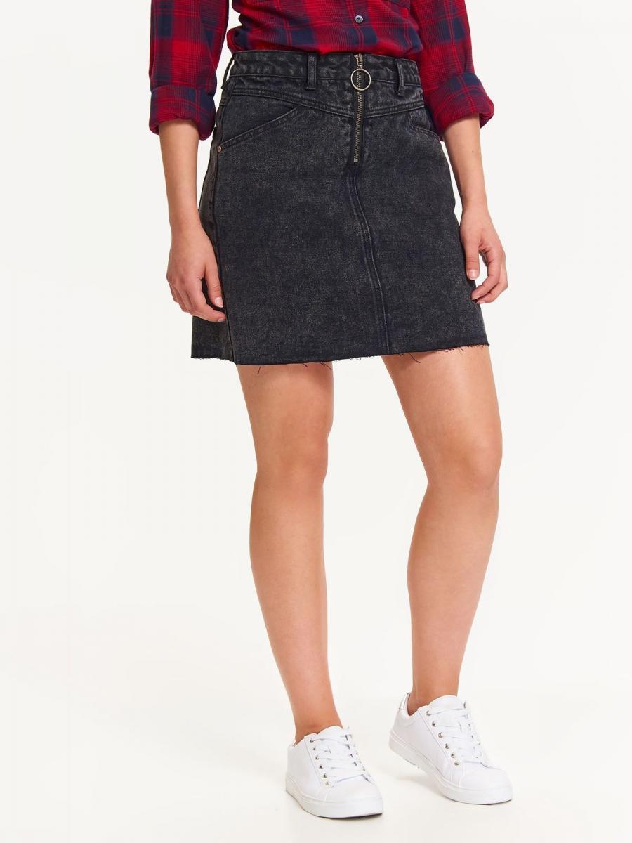 Top Secret Sukně dámská jeans černá
