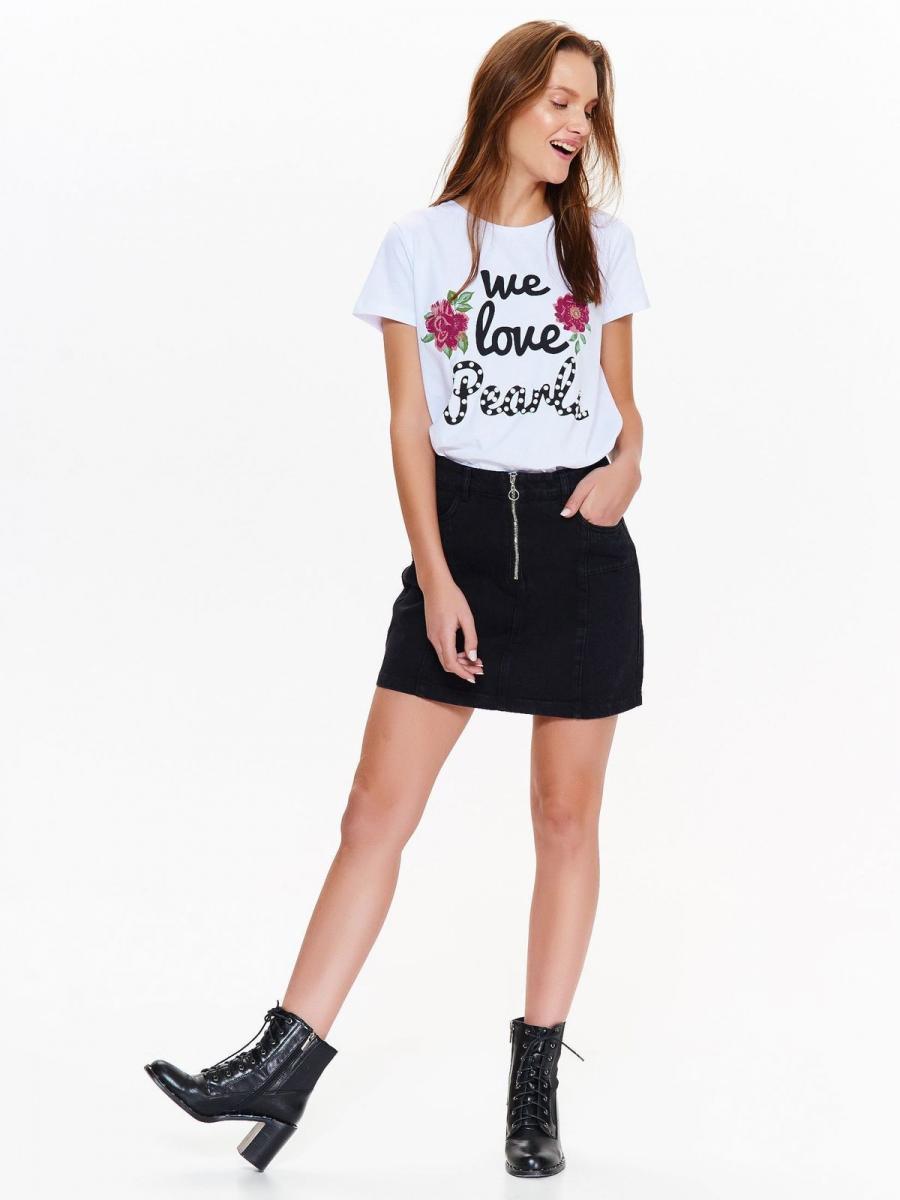 Top Secret Triko dámské LOVE PEARLS krátký rukáv