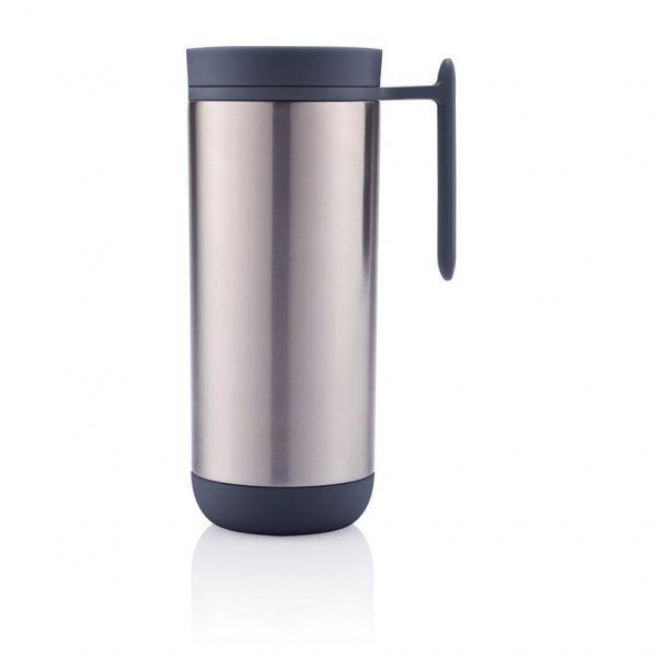 XD Design Termohrnek s rukojetí 225 ml, stříbrný