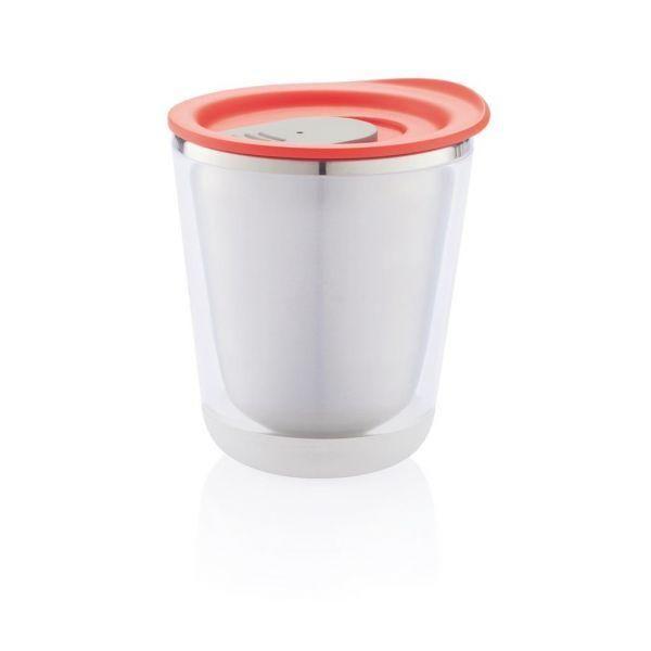 XD Design Termohrnek do kávovaru 227 ml, červený