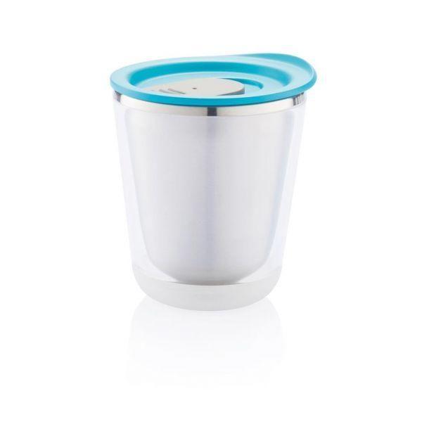 XD Design Termohrnek do kávovaru 227 ml, modrý