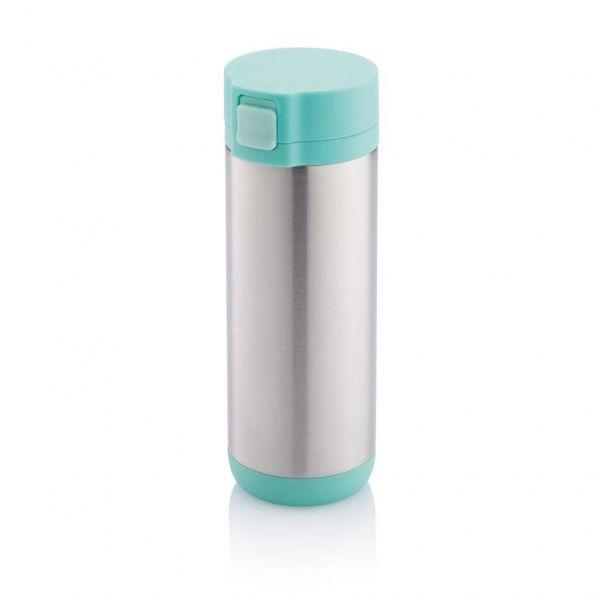 XD Design Termohrnek uzamykatelný 250 ml, tyrkysový