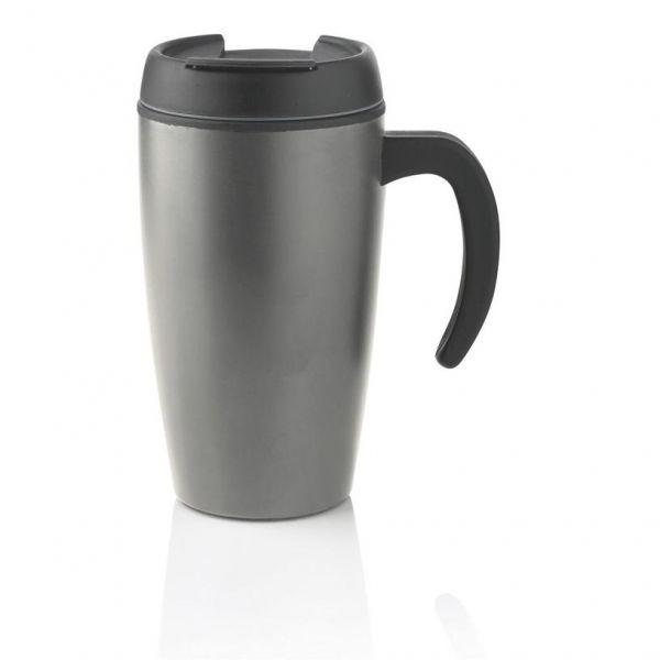 XD Design Termohrnek s uchem 400 ml, antracitový