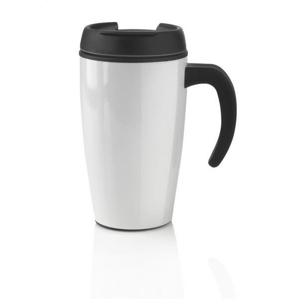 XD Design Termohrnek s uchem 400 ml, bílý