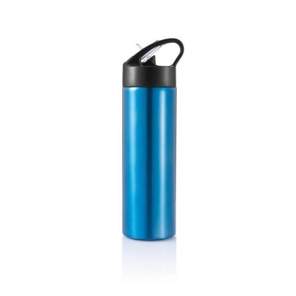 XD Design Sportovní láhev s brčkem Sport, 500 ml - Modrá