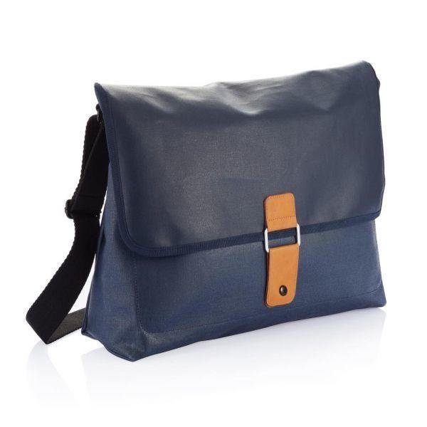 XD Design Unisex taška přes rameno Pure - Tmavě modrá