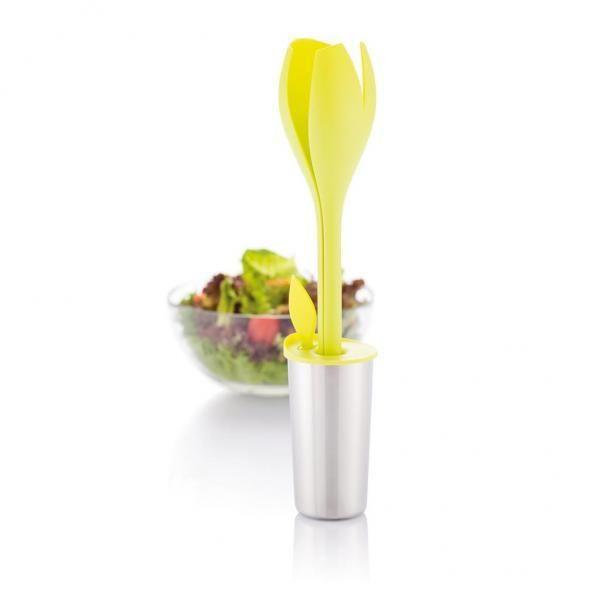 XD Design Tulip, salátový set - žlutá