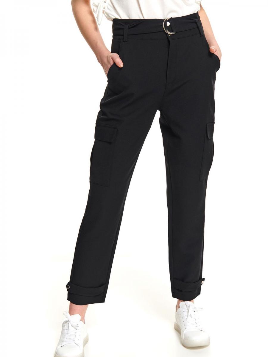 Top Secret Kalhoty JERKY dámské s vysokým pasem - černá - velikost 40