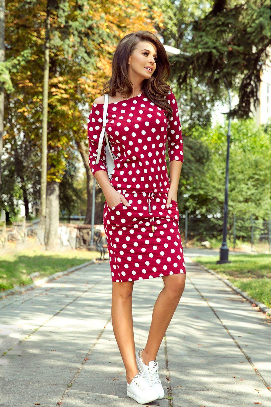 Numoco šaty dámské GROOCHY - červená - velikost XL