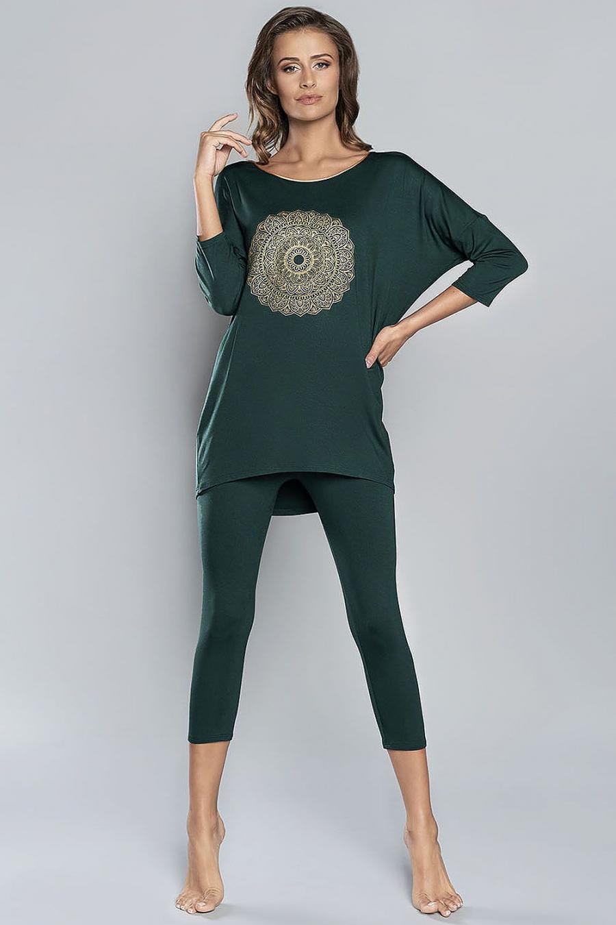 Ostatní značky Pyžamo dámské 146740 - Zelená - velikost XL
