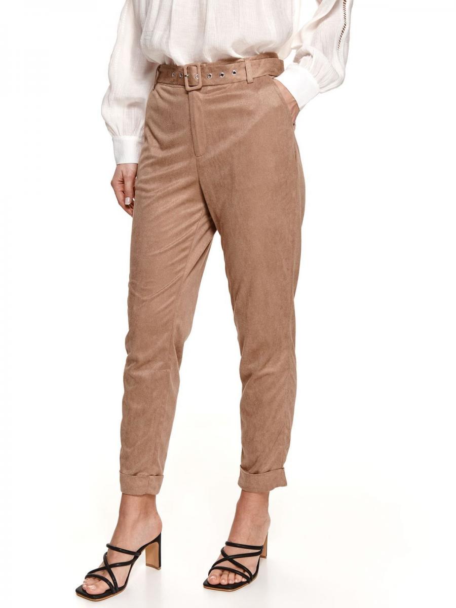 Top Secret Kalhoty dámské MILITARY I - Hnědá - velikost 40