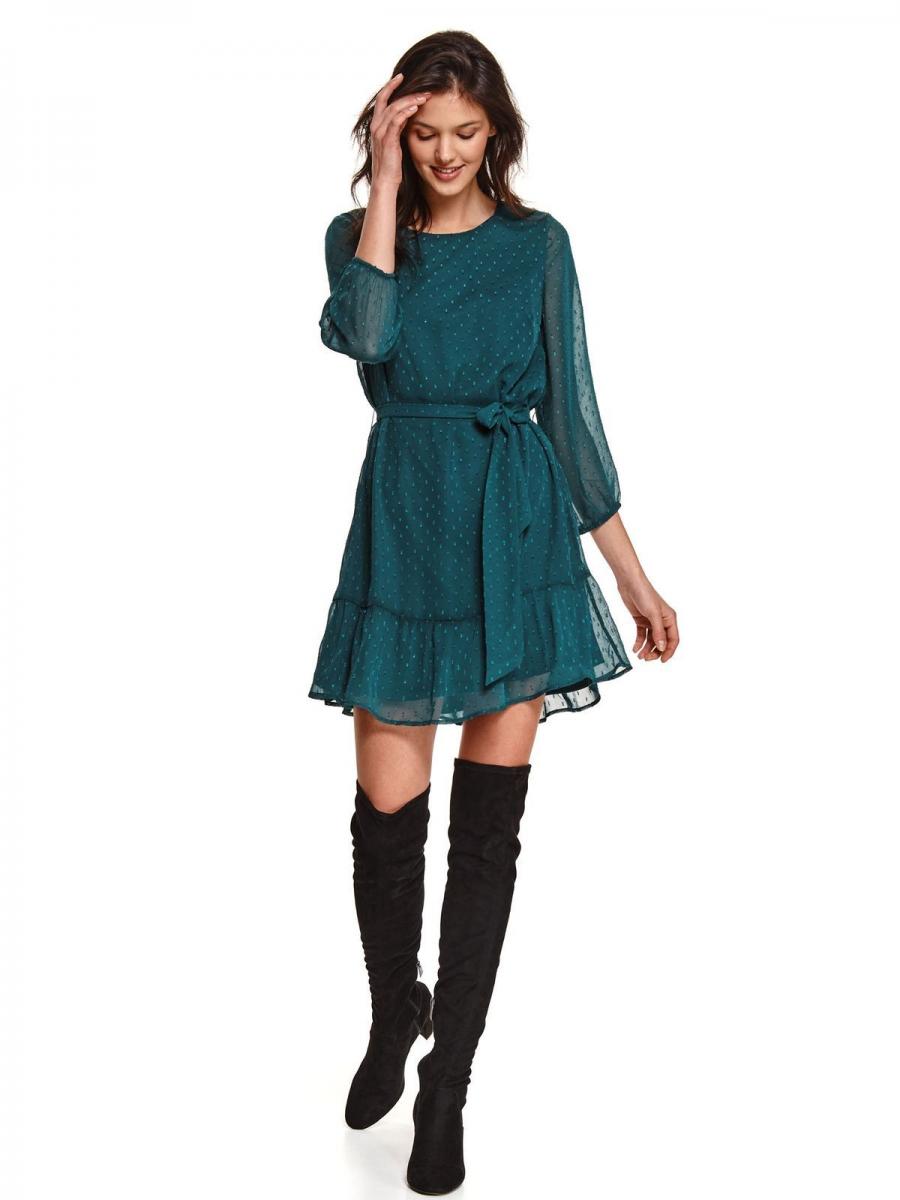 Top Secret šaty dámské LIOO - Zelená - velikost 40