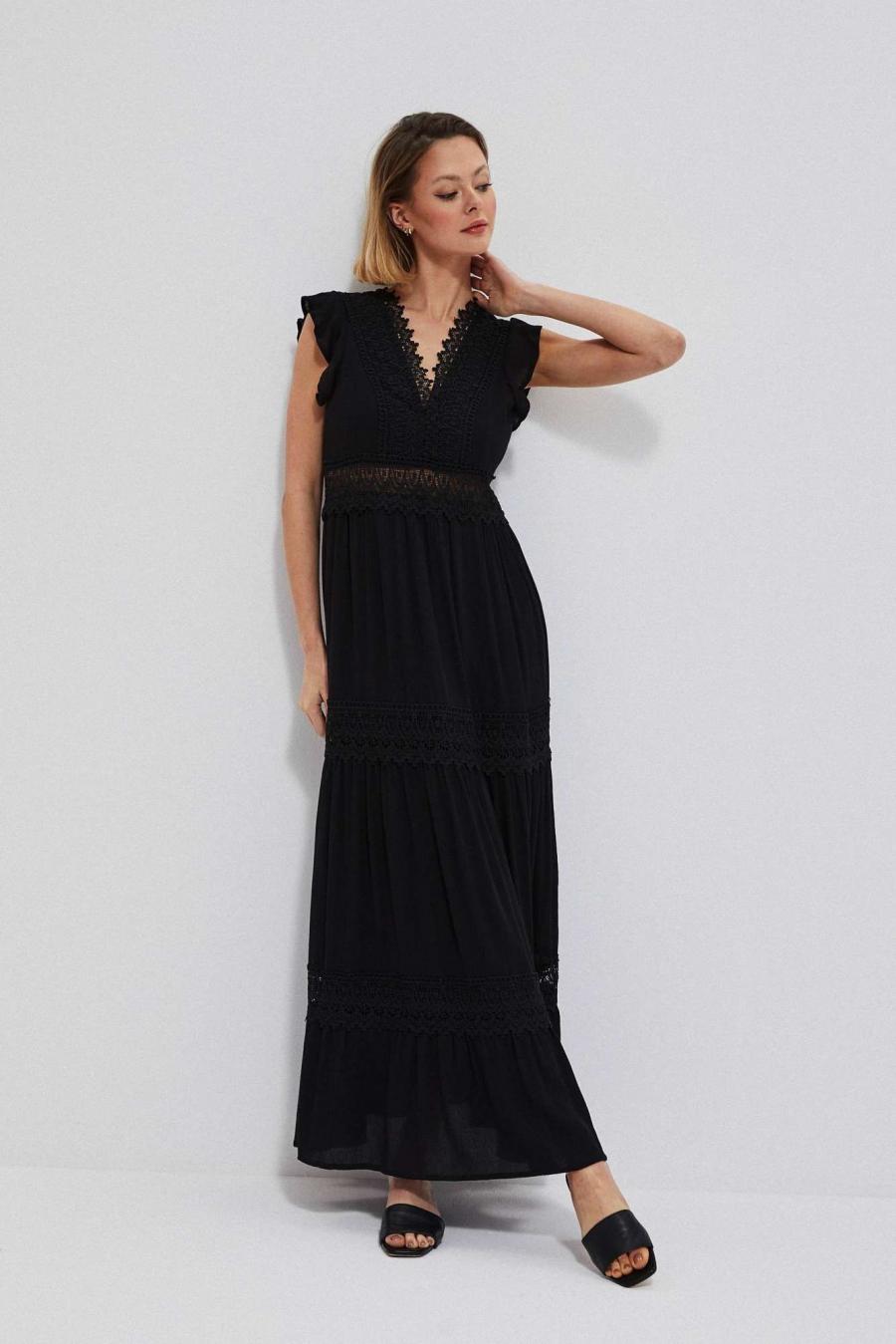 Moodo šaty dámské TADOO - černá - velikost XS
