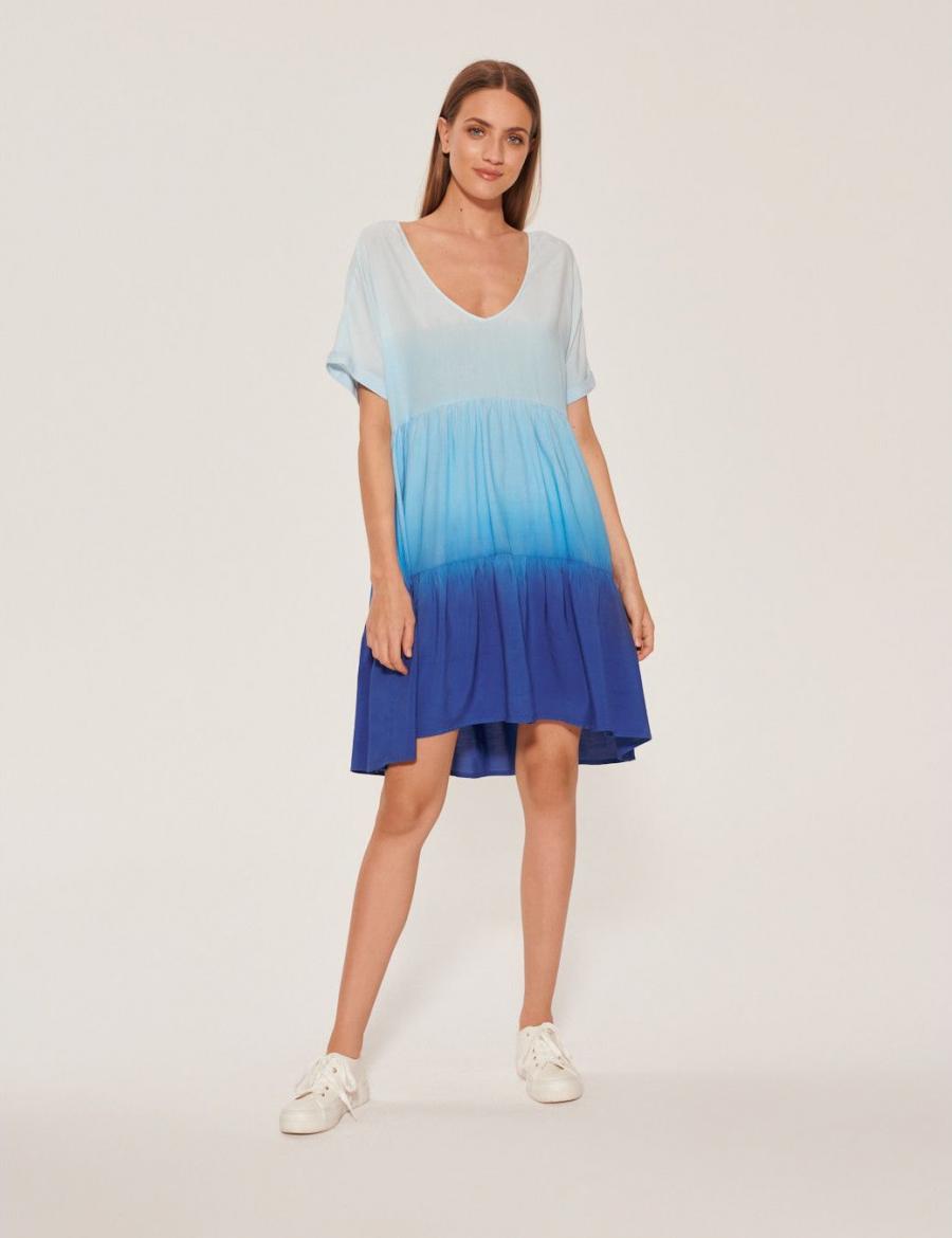 Diverse šaty dámské ICEA - Modrá - velikost XS
