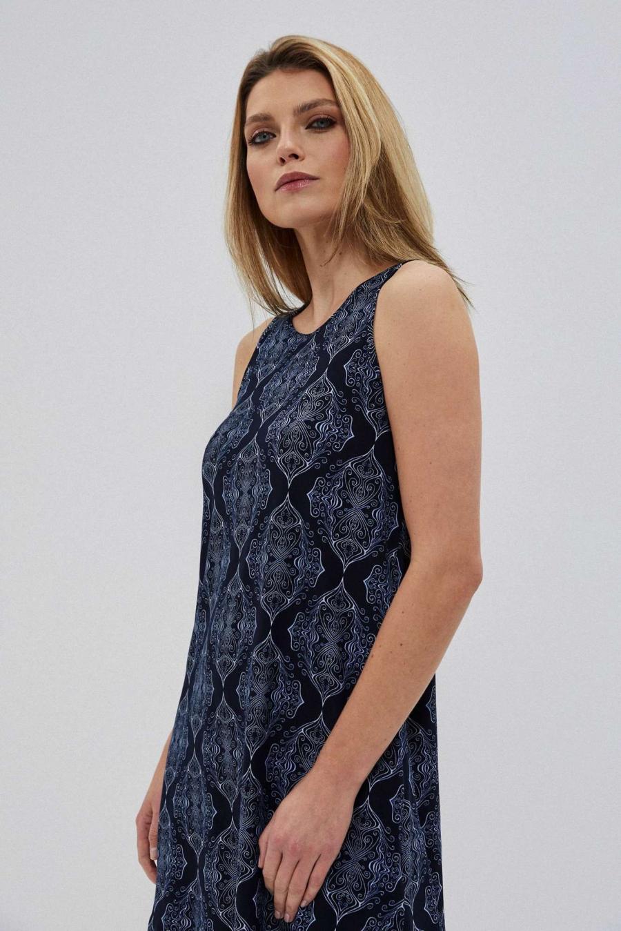 Moodo šaty dámské SAME - Tmavě modrá - velikost XS