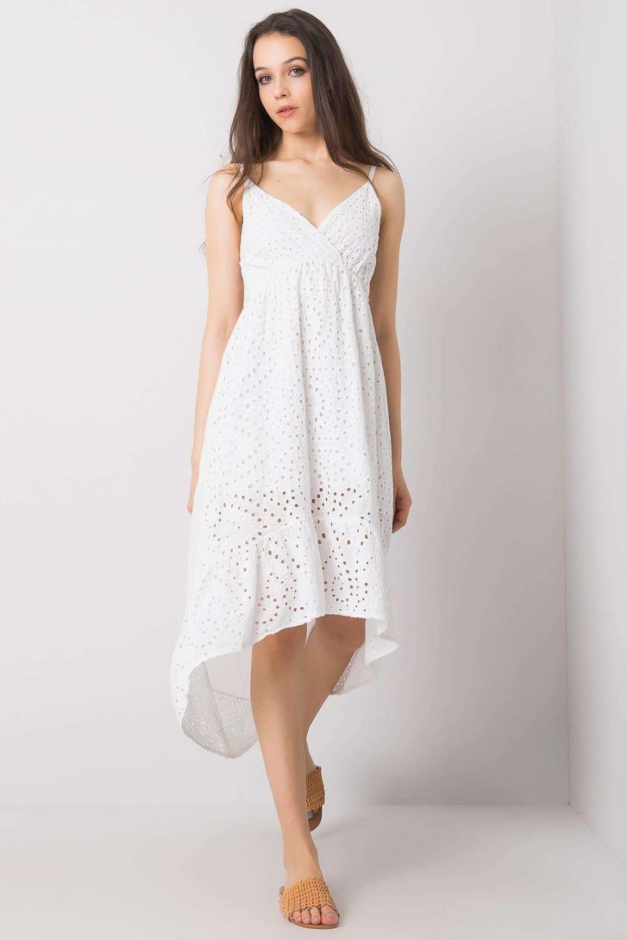 Ostatní značky šaty dámské 167537 - Bílá - velikost XL