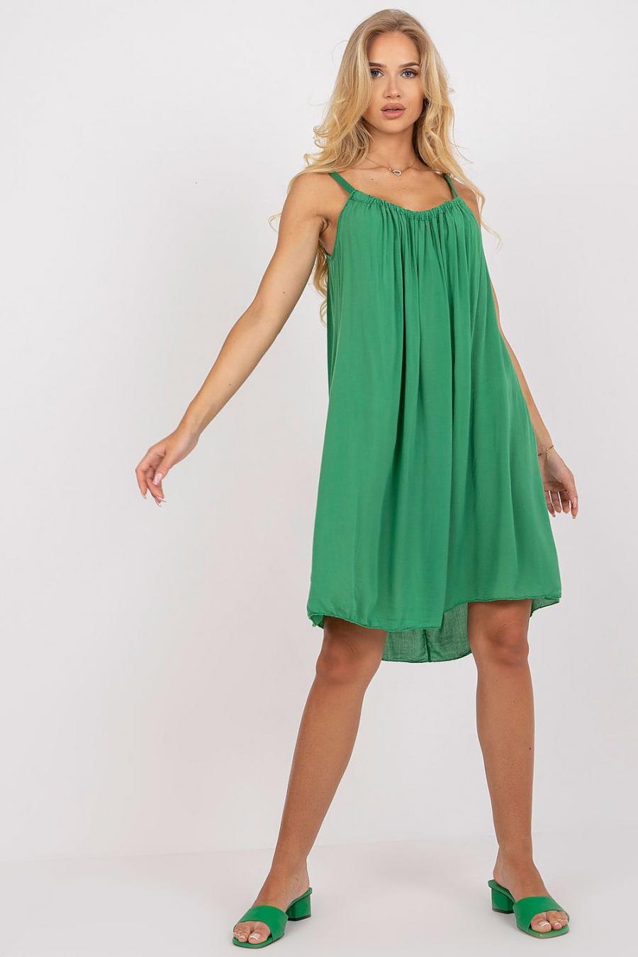 Ostatní značky šaty dámské 165898 - Zelená - velikost S
