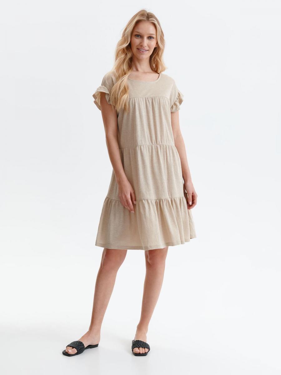 Top Secret šaty dámské LEYSI - Béžová - velikost 46