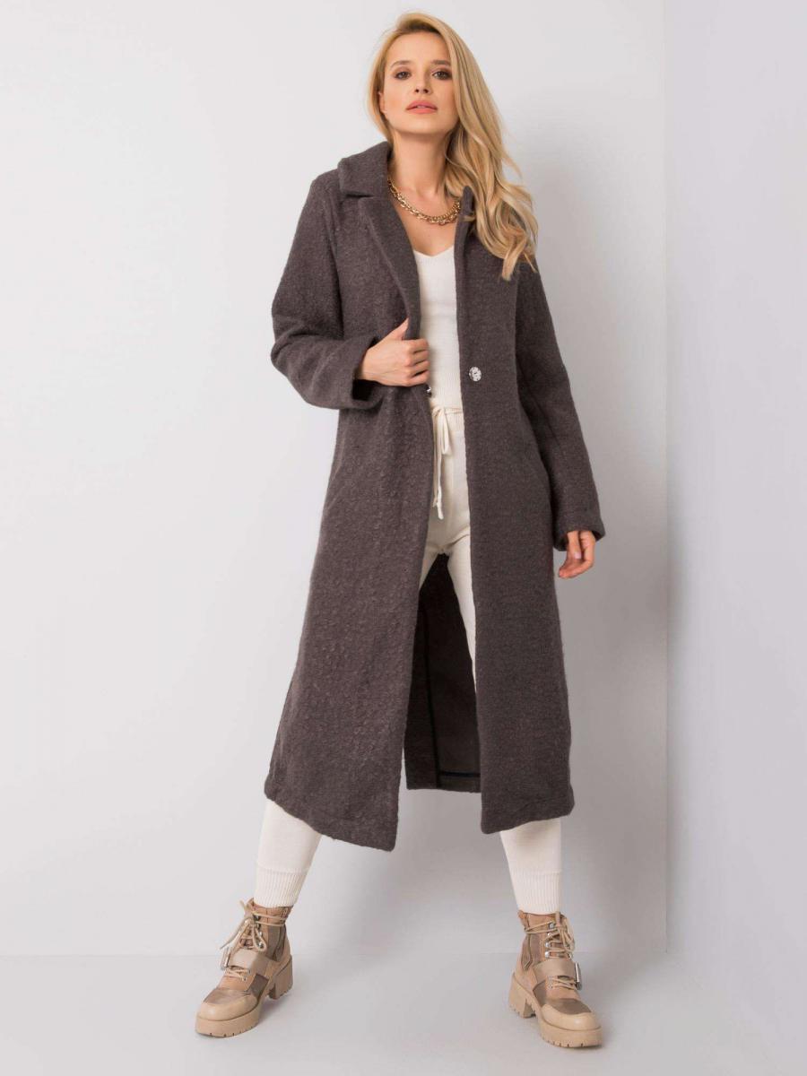 RUE Kabát dámský PAQUITA - šedá - velikost S