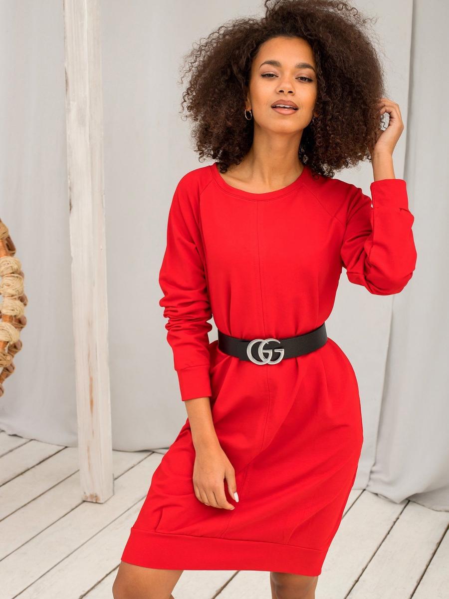 RUE šaty dámské CRISTINE - červená - velikost L//XL