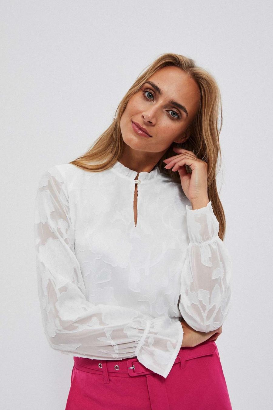 Moodo Košile dámská PROLL - Bílá - velikost XL