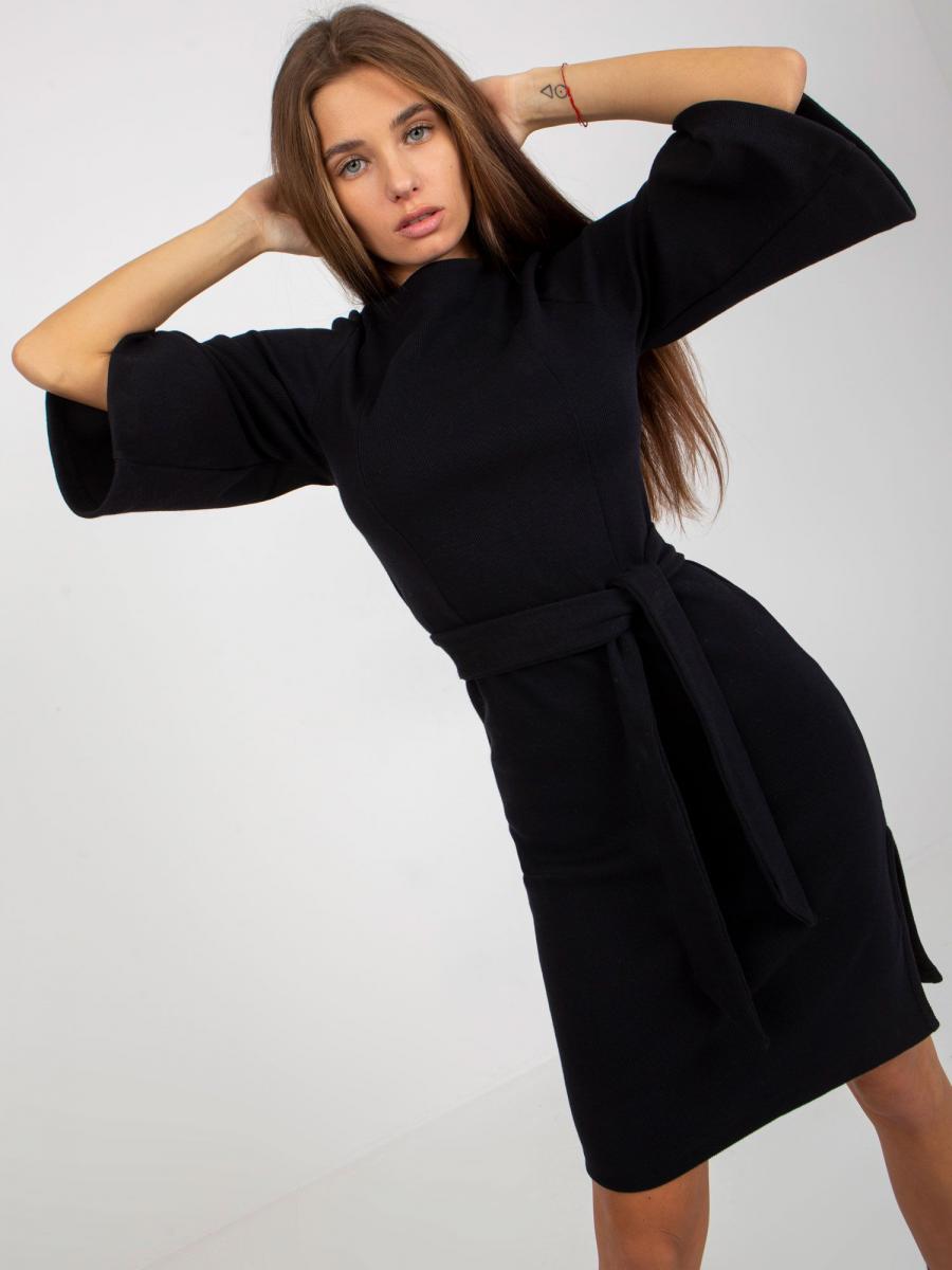 RUE šaty dámské BAPII - černá - velikost S