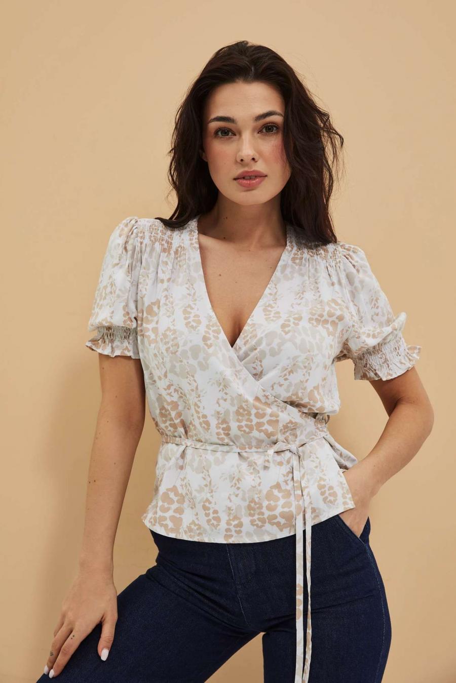 Moodo Košile dámská TITLO - Bílá - velikost M
