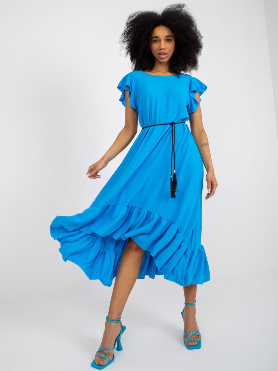 RUE šaty dámské HURT - Modrá