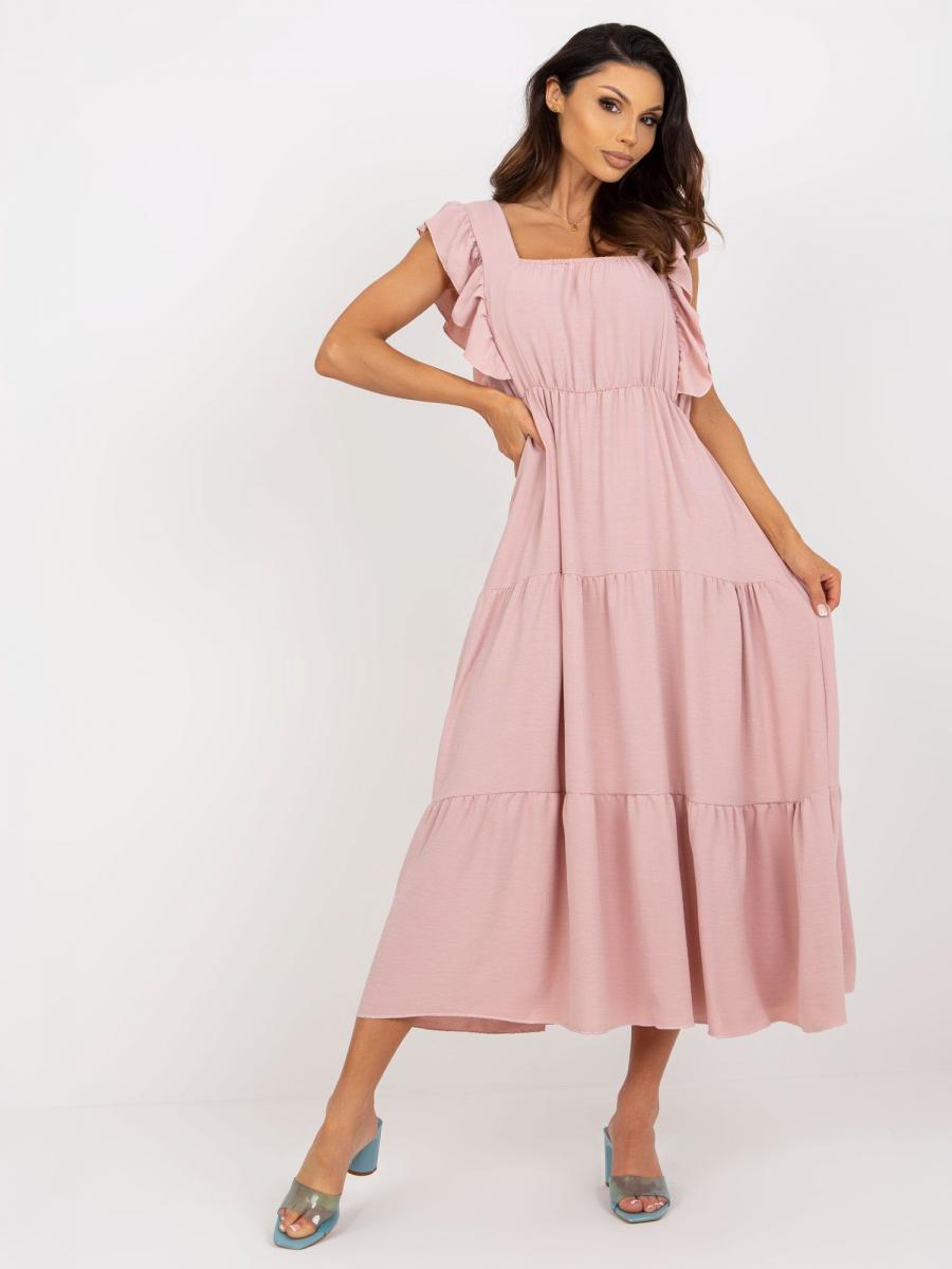 RUE šaty dámské MILLO - Růžová