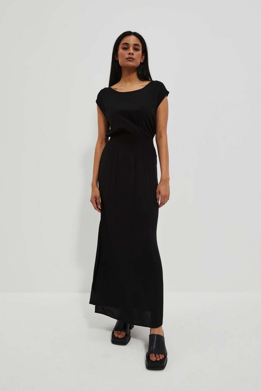 Moodo šaty dámské LOGI - černá - velikost XL