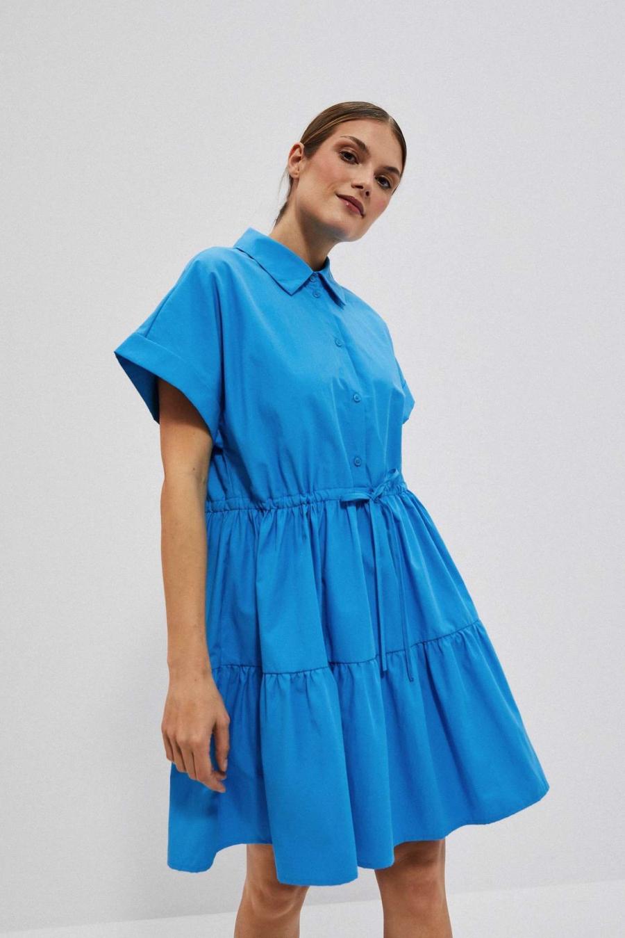 Moodo šaty dámské RETUU - Modrá - velikost M