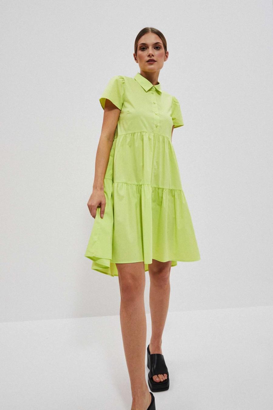 Moodo šaty dámské RETUS - Zelená - velikost XL
