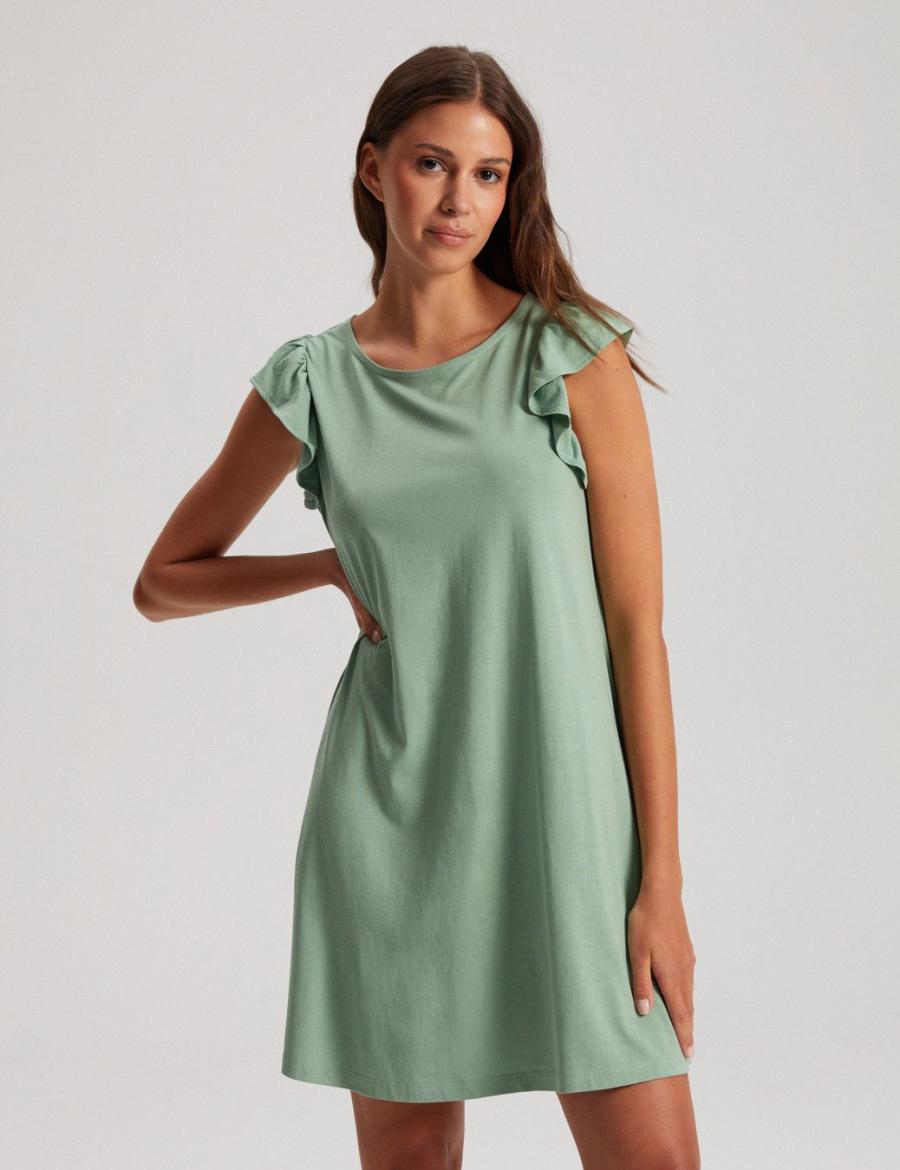 Diverse šaty dámské CALEME - Zelená - velikost XS