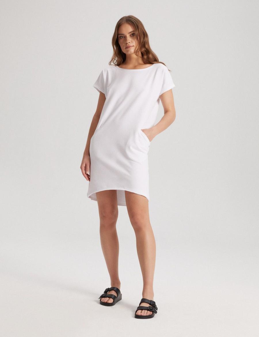Diverse šaty dámské HAWIKA - Bílá - velikost XL