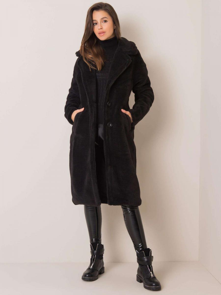 RUE Kabát dámský SHELEYIN - černá - velikost L//XL