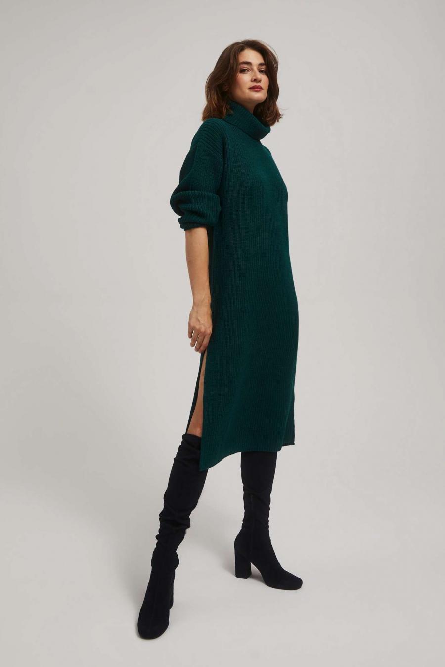Moodo šaty dámské HURE - Zelená - velikost L