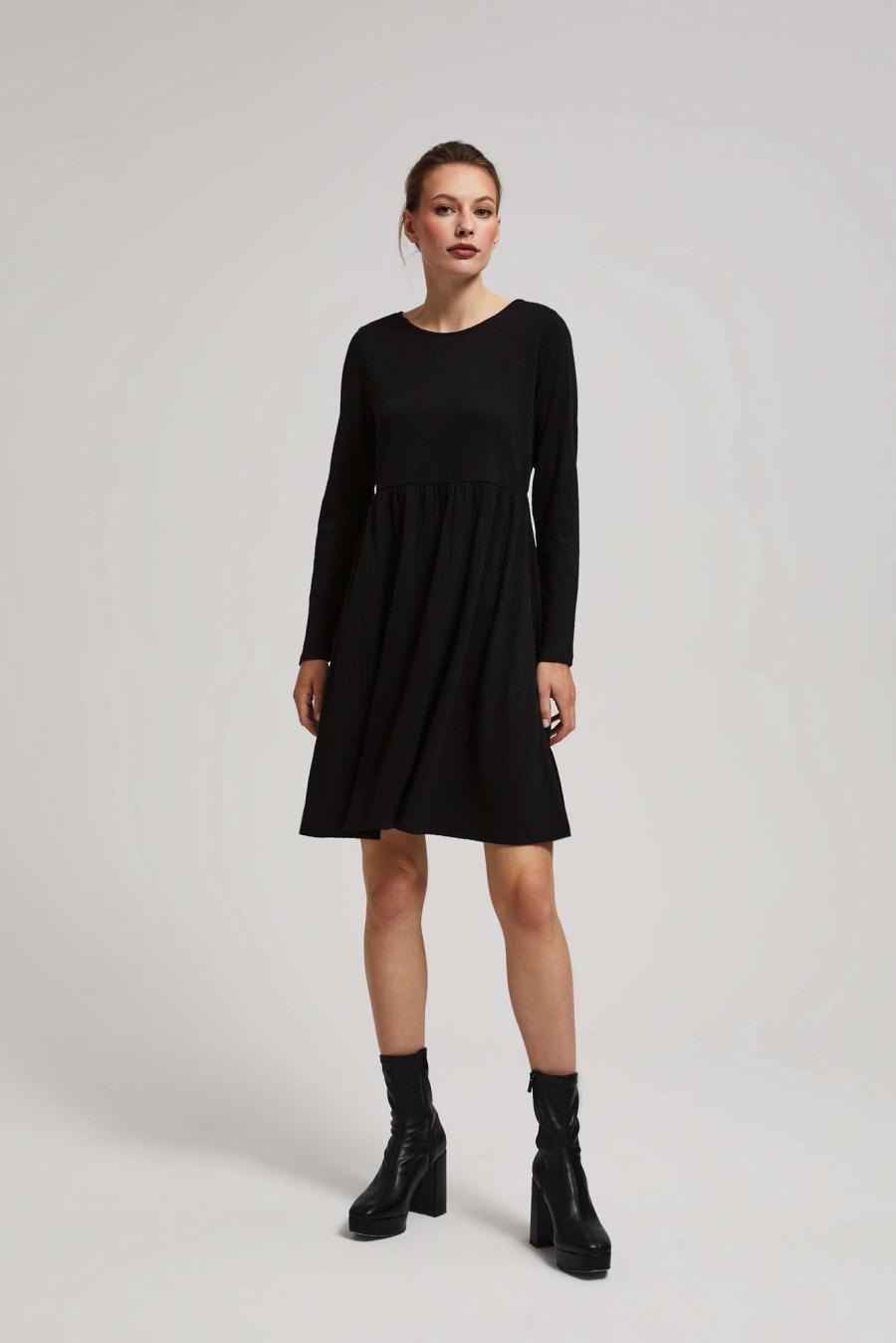 Moodo šaty dámské RITUU - černá - velikost L