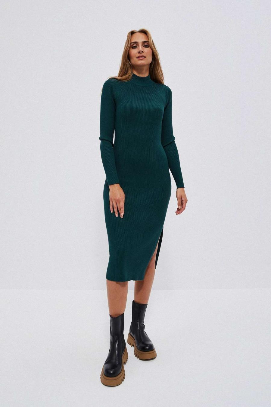 Moodo šaty dámské PIREE - Zelená - velikost XS
