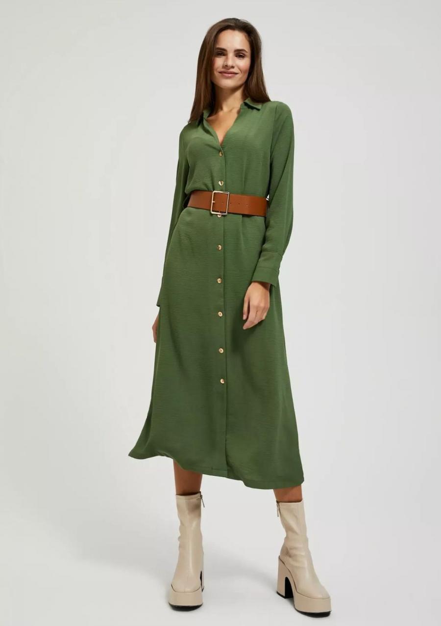 Moodo šaty dámské RIKU - Zelená - velikost S