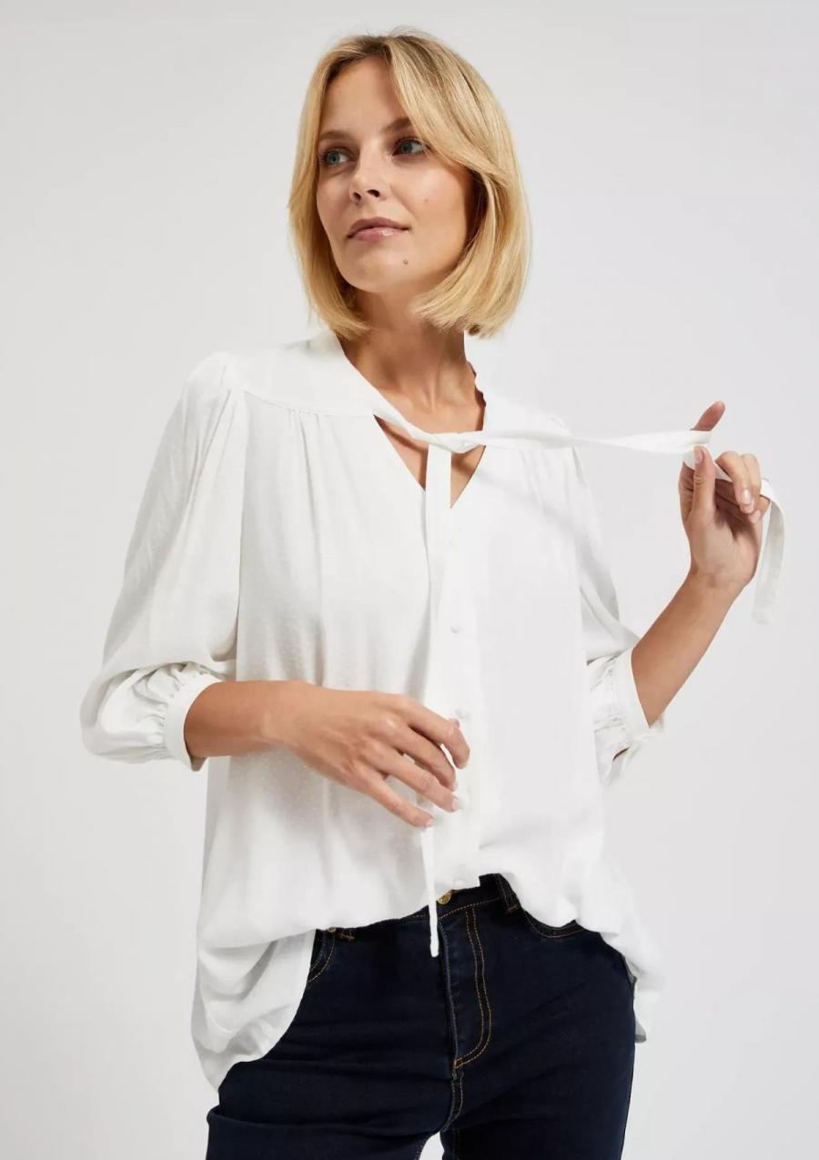 Moodo Košile dámská WIWI - Bílá - velikost XL
