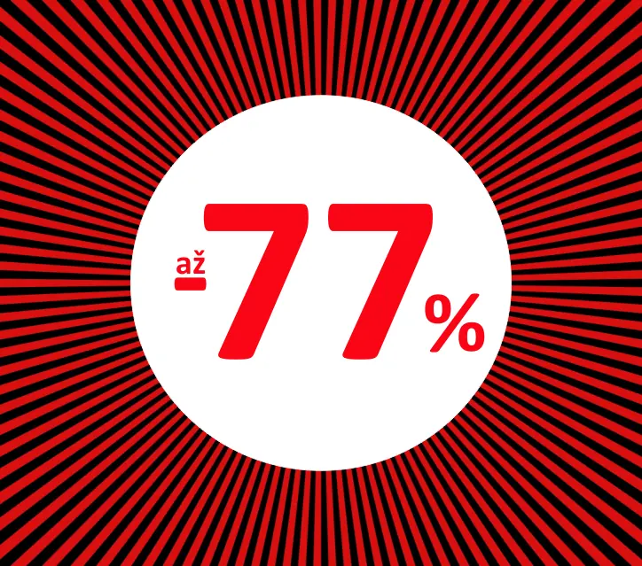 až -70% květen