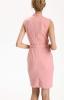 Šaty dámské růžové bez rukávu