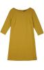 Šaty dámské žluté na zip s 3/4 rukávem poslední kus
