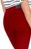 Kalhoty dámské červené SKINNY