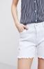 Kraťasy dámské bílé jeans potrhané