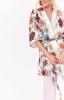 Sako dámské KIMONO květované s látkovým páskem