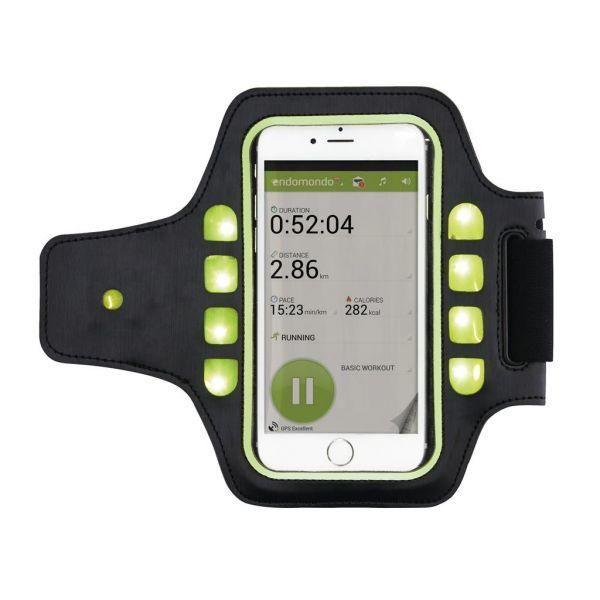 Fitness pouzdro na ruku s LED osvětlením