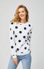Mikina dámská s puntíky
