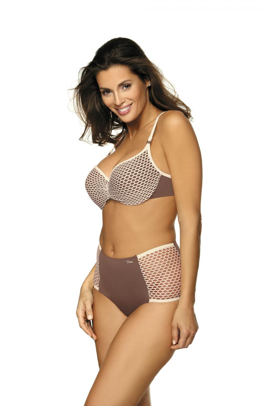 New Design Plavky dámské Martha Dark Taupe M-477 (6)