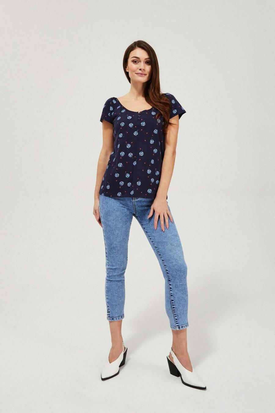 Moodo Jeansy dámské PREX 3/4 délka